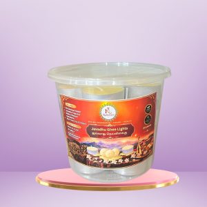 Ghee light candles with base 25pcs